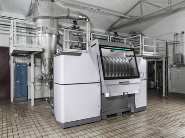 secador de discos allgaier cdry para secar líquidos en una nave de producción | © Allgaier Process Technology 2022