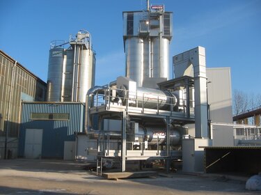 Combined Drum Dryers/Coolers Mozer System TK/TK+ in one machine installation | © Allgaier Process Technology 2022