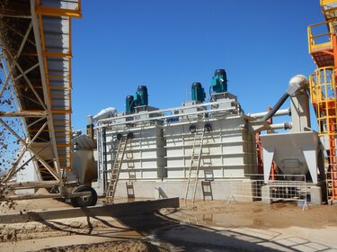 Sand Washing Equipment in use | © Allgaier Process Technology 2022