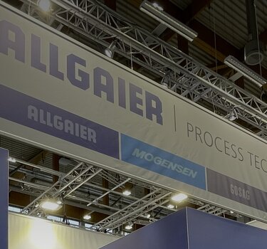 Allgaier Process Technology Messestand | © Allgaier Process Technology 2023