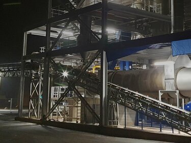 allgaier dryer tk-d for the production of fertilizer for deusa | © Allgaier Process Technology 2022