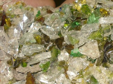 Recycled glass after drying | © Allgaier Process Technology 2022
